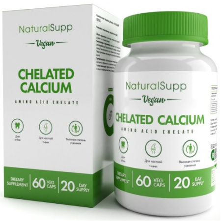 Chelated Calcium (Кальций), 60 caps