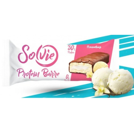 Батончик глазированный "Protein Barre", 50г (Пломбир)