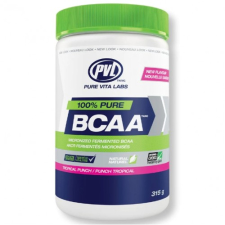 100% PURE BCAA, 315g (Tropical Punch)