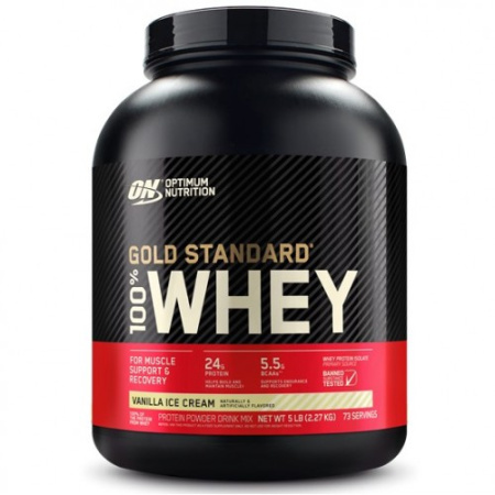 100% Whey Gold Standard, 2.27kg (Vanilla Ice Cream)