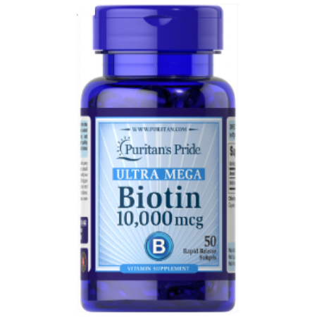 Biotin 10000mcg, 50caps