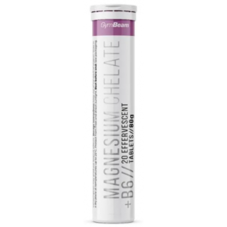 Magnesium chelate + B6, 20 effervescent tablets