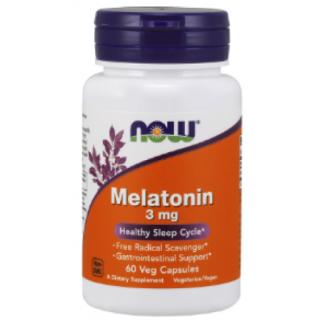 Melatonin 3 mg, 60 veg caps