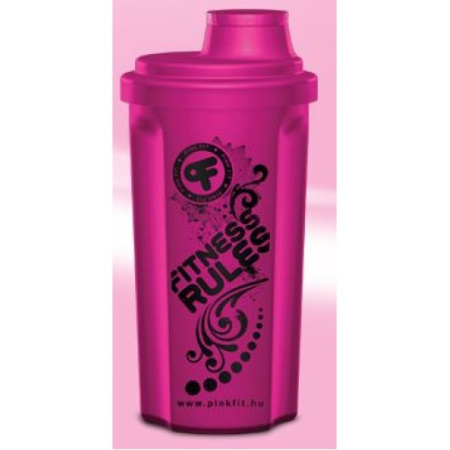 Shaker PinkFit (500ml) pink-black neon