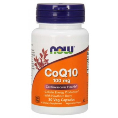 CoQ10 100 mg with Hawthorn Berry, 30vcaps