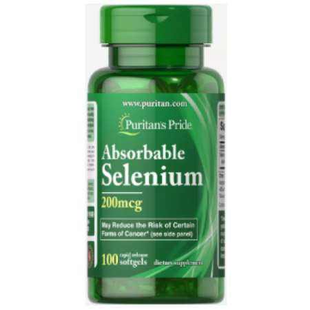 Selenium 200 mcg, 100 softgels