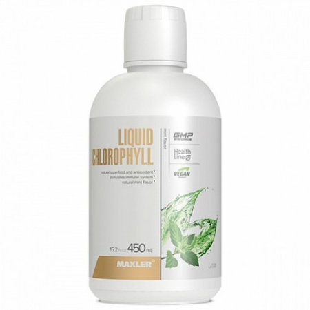 Chlorophyll Liquid Vegan Product, 450 ml (Natural Mint) Хлорофилл