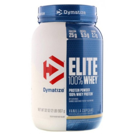 Elite 100% Whey, 907g (Gourmet Vanilla)