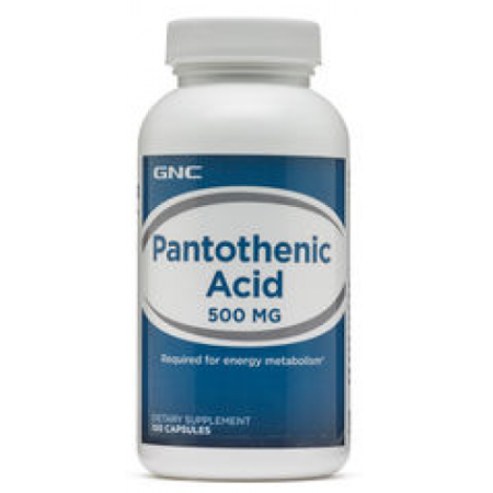 PANTOTHENIC ACID 500 MG, 100 caps