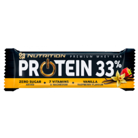 Protein Bar 33% vanilia & raspberry, 50g