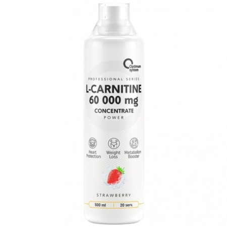 L-Carnitine Concentrate 60000, 500ml (Клубника)