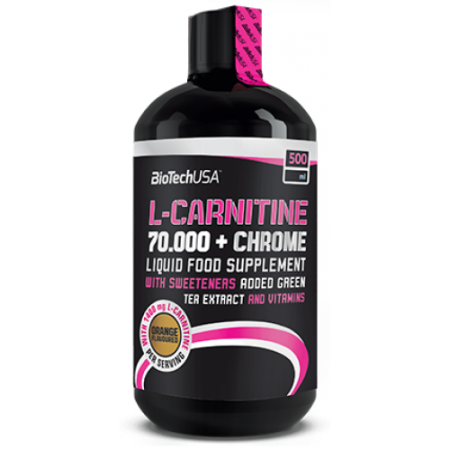 L-carnitine 70.000 mg + Chrome Liquid, 500мл