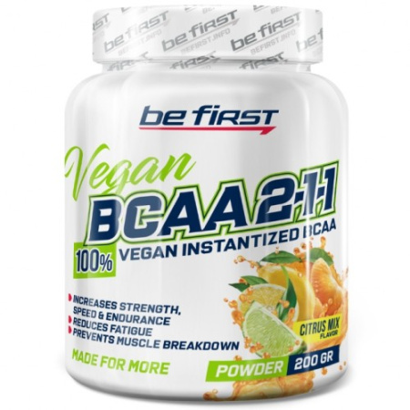 BCAA 2:1:1 Vegan, 200g (Цитрусовый микс)