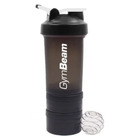 Multi-Storage Blend Bottle Shaker Black, 600 ml