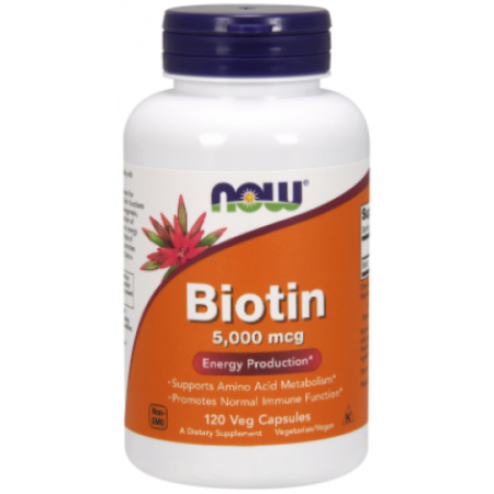 Biotin 5000 mcg, 120 veg caps