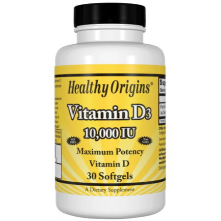 Vitamin D3 10.000 IU, 30 softgels