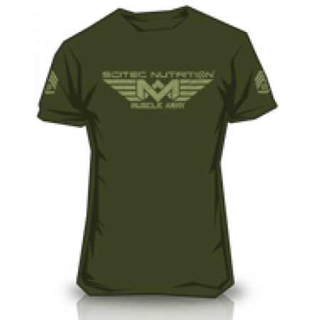 T- Shirt Muscle Army Green