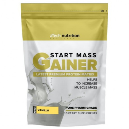 Gainer Start Mass, 1000г (Ваниль)