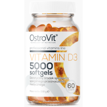 Vitamin D3 5000, 60 softgels