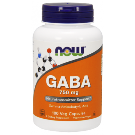 GABA 750mg, 100 veg caps
