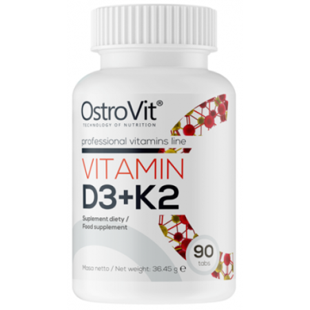 Vitamin D3 + K2, 90 tabs