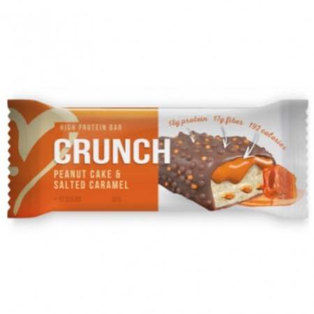 CRUNCH BAR Peanut Cake & Salted Caramel, 60g