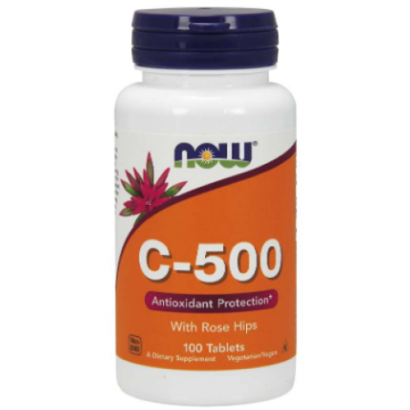 Vitamin C-500 With Rose Hips, 100 tabs