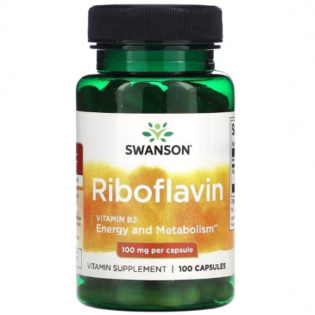 Riboflavin (B2) 100, 100 caps