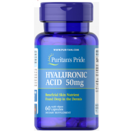 Hyaluronic Acid 50 mg, 60 caps
